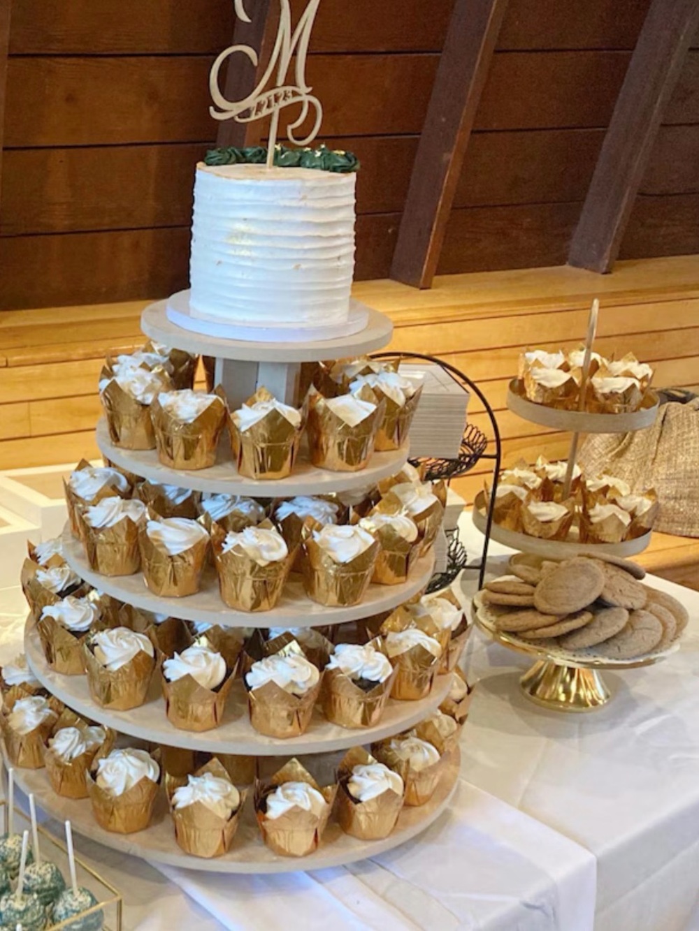 Cupcake Stand MDF Wood 5 Tier 100 Cupcakes